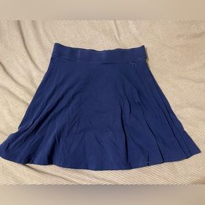 Blue skater skirt